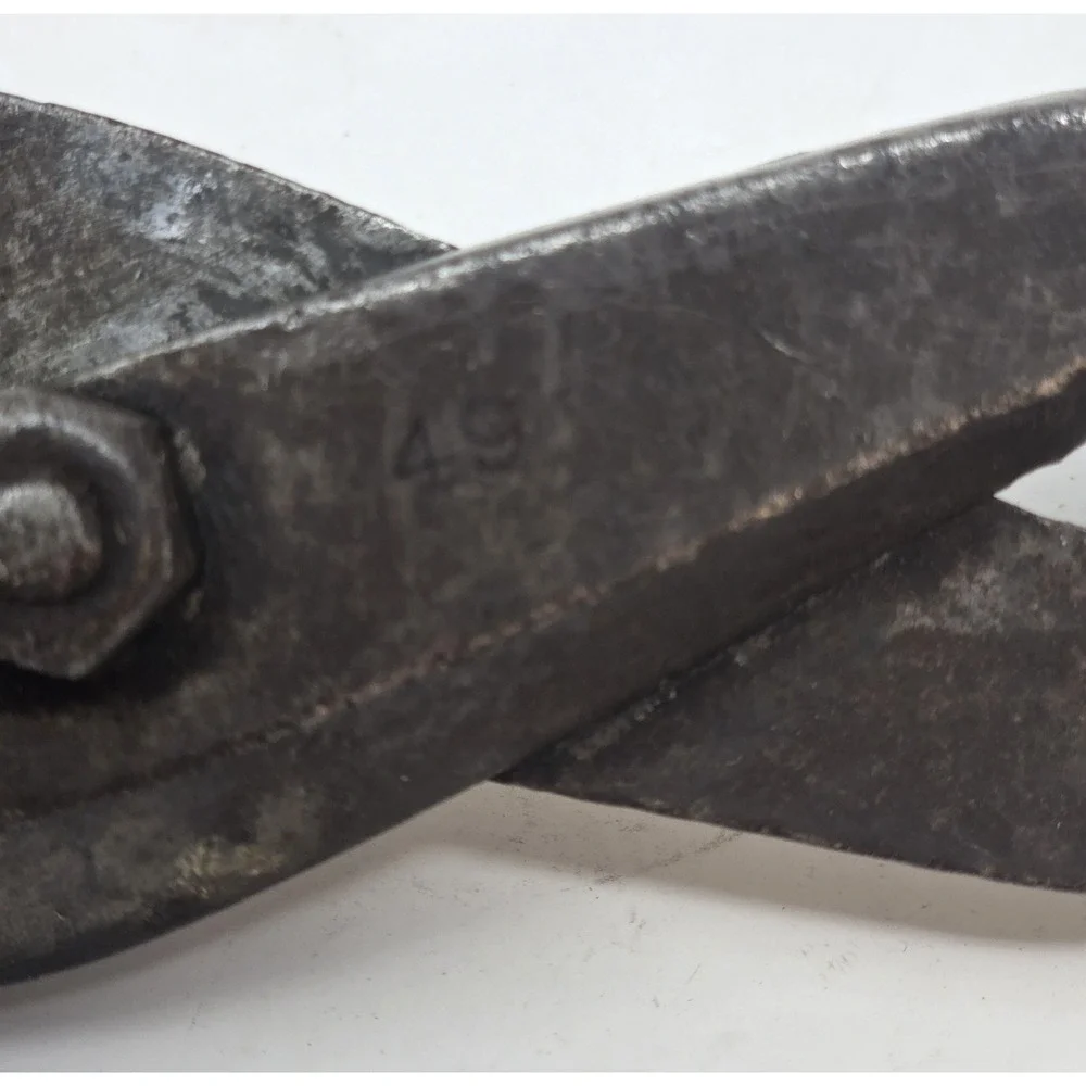 Vintage Peck Stow Wilcox Samson Dexto Tin Snips Sheet Metal Shears 12